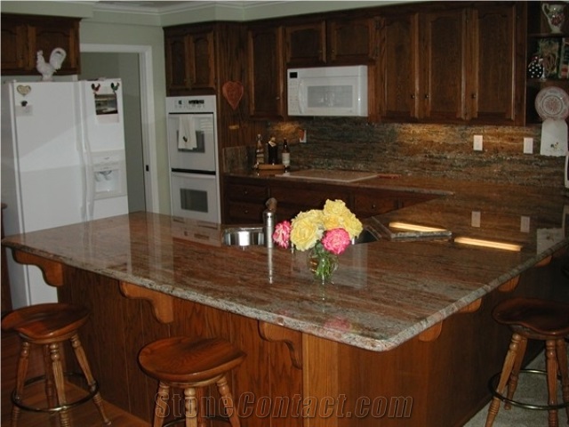 Rosewood Granite Finished Product