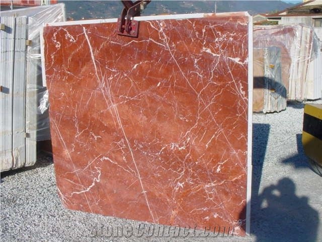 Rosso Albania Marble Slab