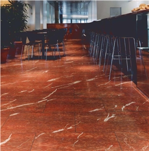 Rosso Alicante Marble Finished Product