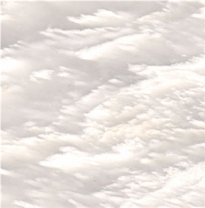 San Marina White Cloudy Marble