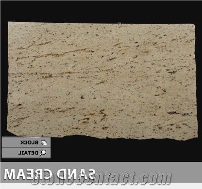 Sand Cream Granite Slab