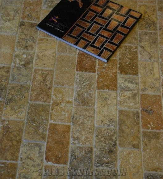 Scabas Gold Travertine Finished Product