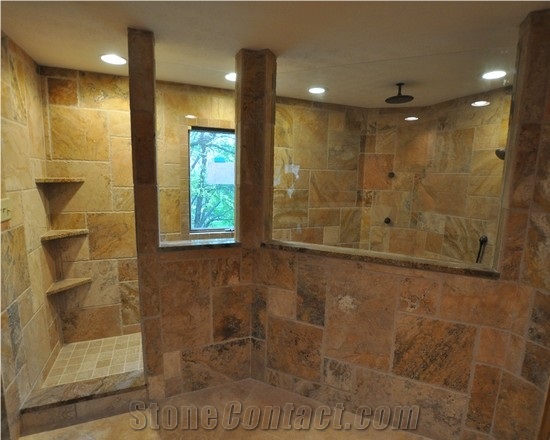 Scabos Travertine Finished Product