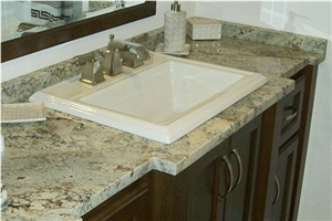 Sienna Bordeaux Granite Finished Product