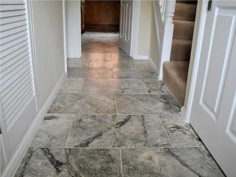 Silver Travertine Finished Product