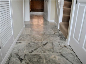 Silver Travertine Finished Product
