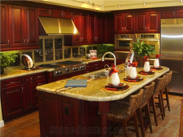 Snake Brown Granite Finished Product