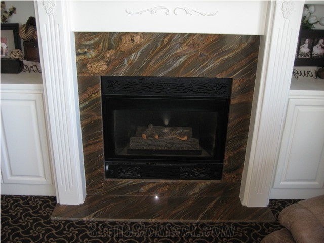 Snake Brown Granite Finished Product