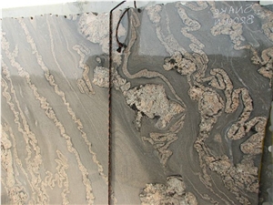 Snake Brown Granite Slab