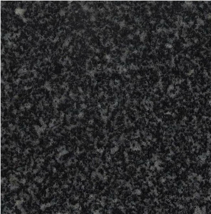 Snow in Black Granite