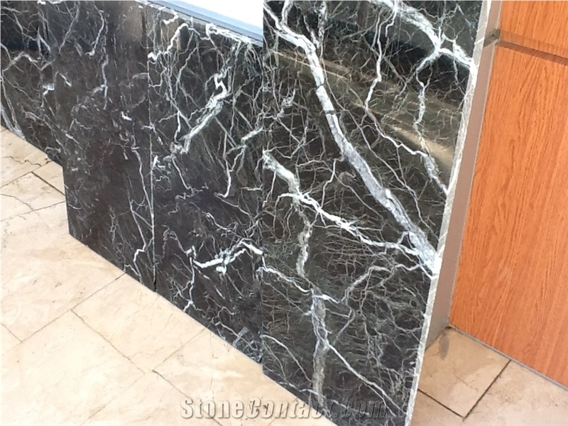 Spider Dark Grey Marble Finished Product