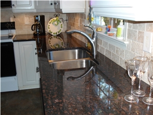 Tan Brown Granite Finished Product