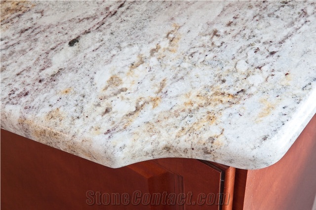 Taupe White Granite Finished Product