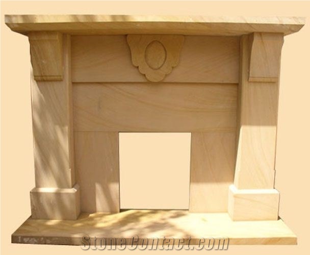 Teak Wood Sandstone Finished Product