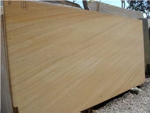 Teak Wood Sandstone Slab