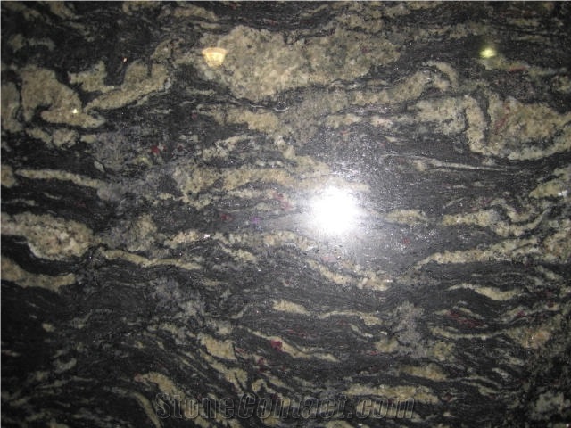 Tempest Black Granite Tile
