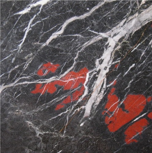 Teos Fire Marble Tile