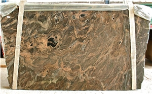 Tiger Wood Granite Slab