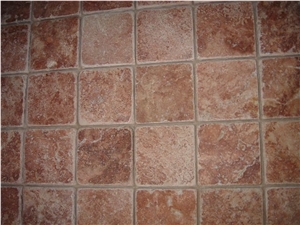 Turkey Red Travertine