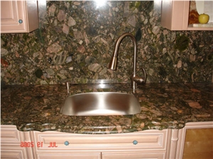 Twister Green Granite Finished Product