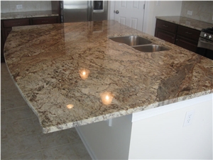 Typhoon Bordeaux Granite Finished Product