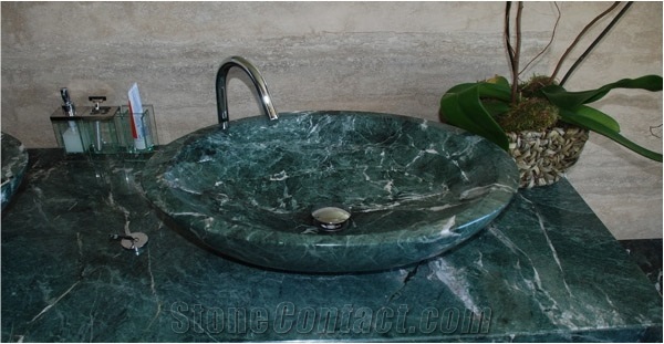 Verde Alpi Scuro Marble Finished Product
