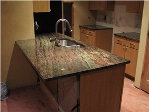 Verde Fuoco Granite Finished Product