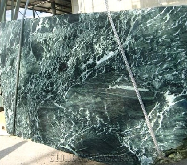 Verde Issorie Marble Slab