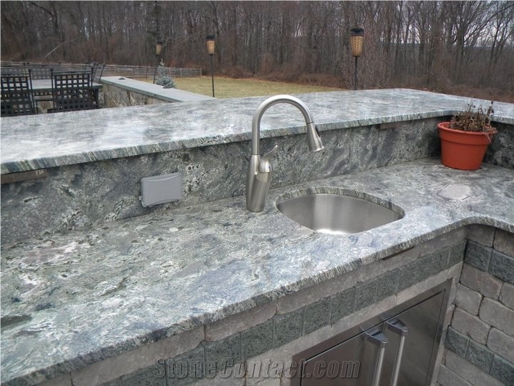 Waterfall Green Granite Finished Product