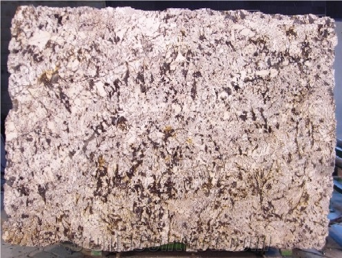 White Argento Granite Slab