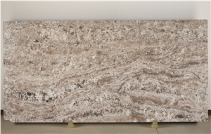 White Torroncino Granite Slab