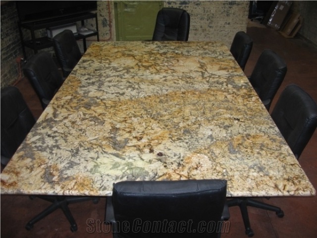 Zeus Gold Granite Finished Product