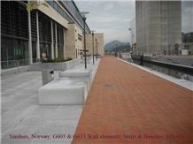 Sandnes, Norway, G603 & G633,Wall elements, Steps & Benches, 880 m3-1 2009