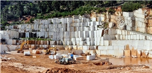 Thassos Snow White Marble Quarry