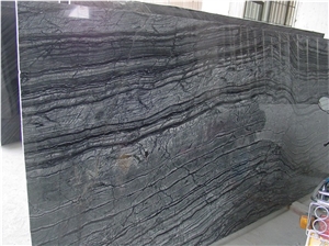 Tree Black (Black Wooden Marble) Quarry