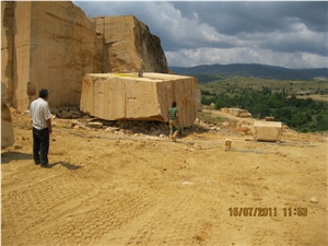 Karabuk Yellow Travertine Quarry