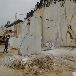 Pure White Marble- Vietnam Crystal White Marble Quarry