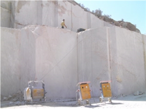 Qorveh Crystal Marble Quarry, Blue-Gray Marble