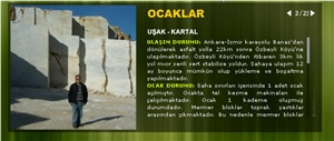 Kartal Calacatta Verde - Usak Yesil Marble Quarry