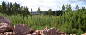 Karelia Red Granite Quarry
