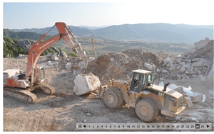 Amasya Beige Marble Quarry