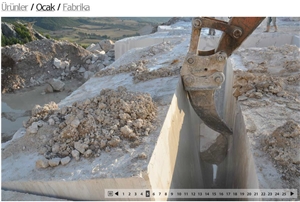 Amasya Beige Marble Quarry
