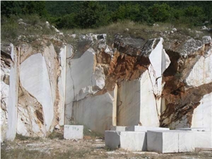 Quarry Macedonia Cristallino White Marble Quarry