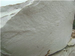 Crystal white marble quarry