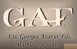 GAF Ets. Georges Azar et Fils Marble Granite