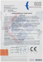 G602 CE Certificate 