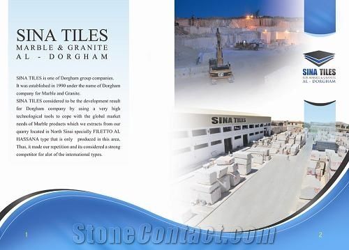 Sina Tiles For Marble and Granite - Al Dorgham