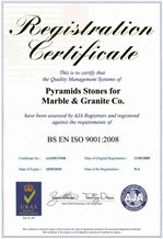 ISO 9001 Certficate