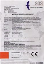 Grainte Tiles CE Certificate 