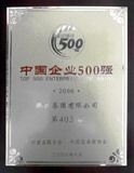 The Top 500 Enterprise in China